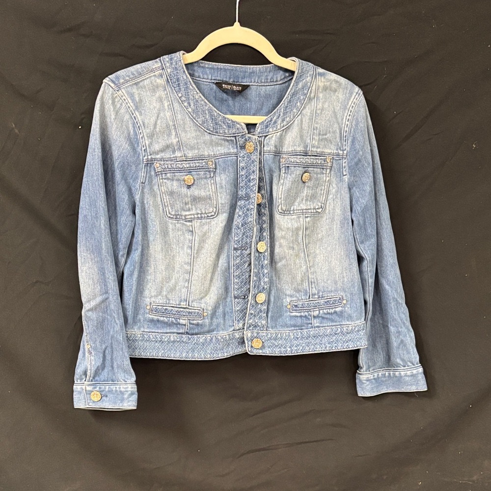 White House Black Market Denim Jacket